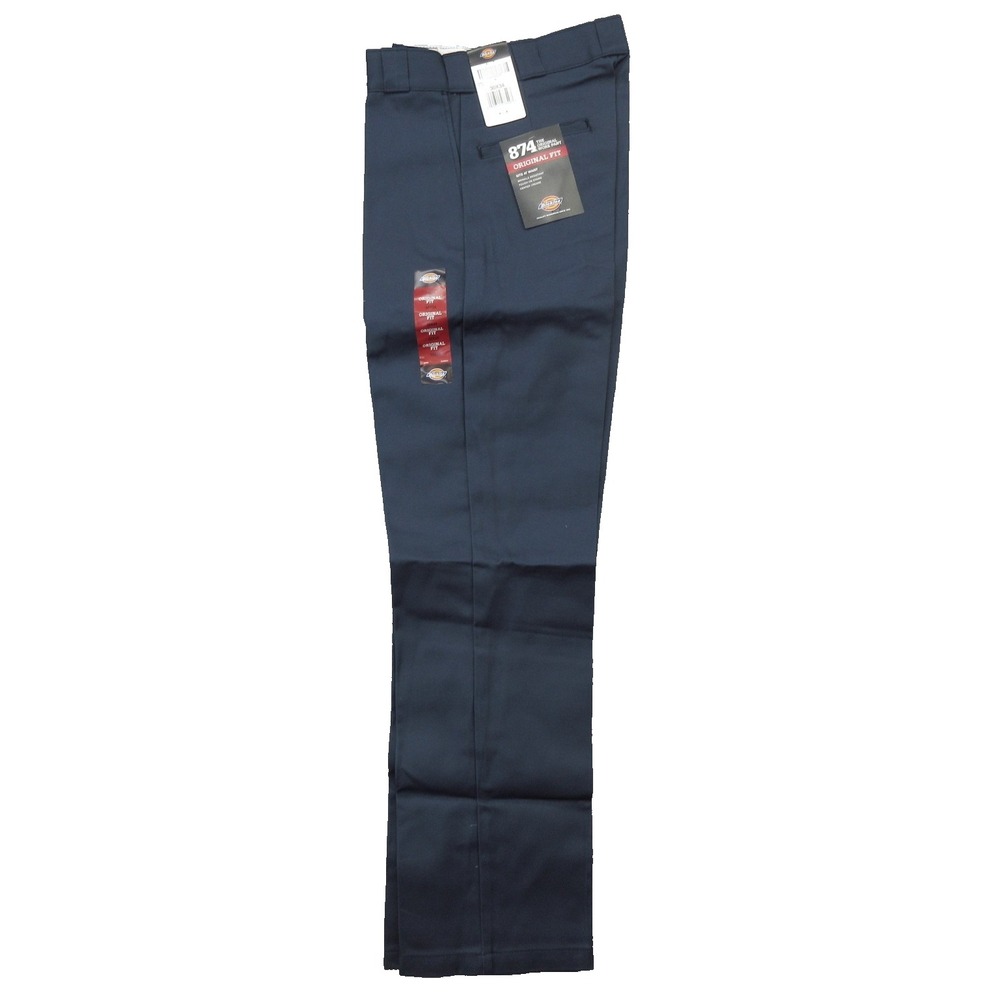 Dickies 874 Pants Mens 30x34 Navy Original Fit Workwear Wrinkle Resistant New